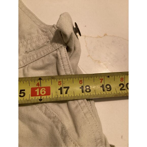 Patagonia Stand Up Short Overalls Sz M Dyno White - Picture 9 of 11